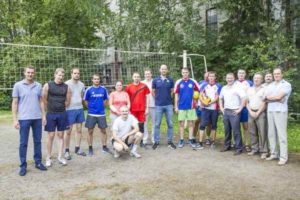 Капитан волейбольного «Локомотива» Николай Павлов побывал на Производственном Объединении 